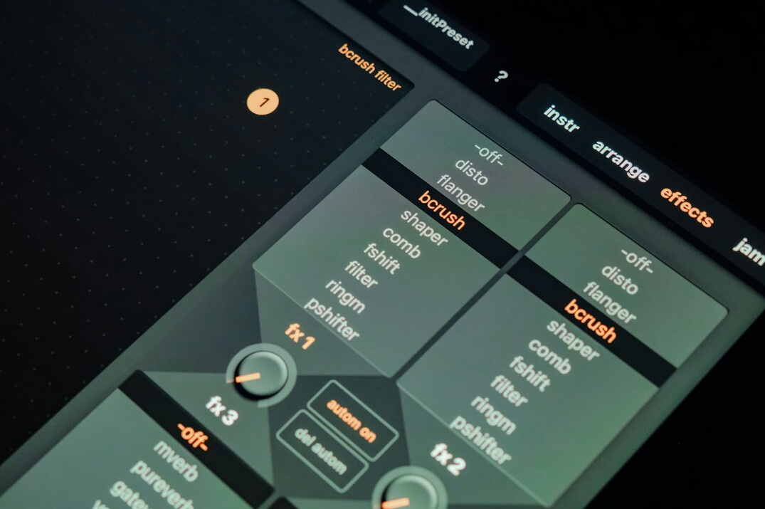 futuristic software interface